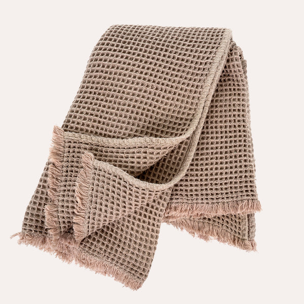 Waffle Throw, Blush