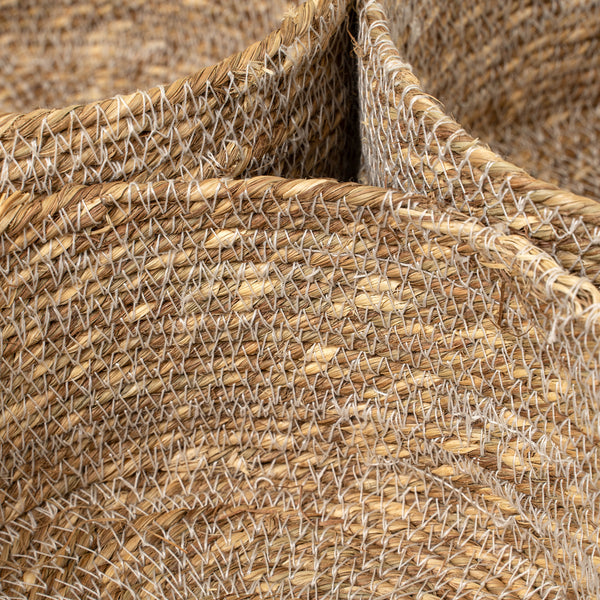 Costa Seagrass Baskets S/5, White