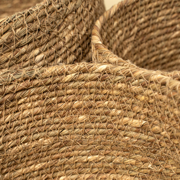 Costa Seagrass Baskets S/5, Natural