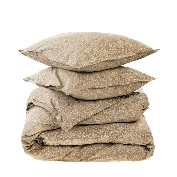 Anju Block Print King Duvet Set