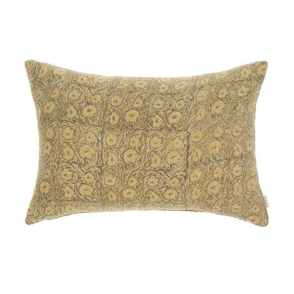 16x24 Lata Block Print Boucle Pillow