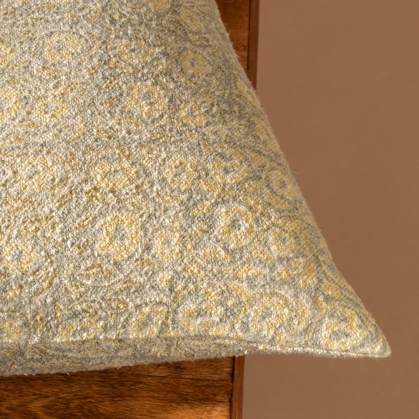 16x24 Lata Block Print Boucle Pillow