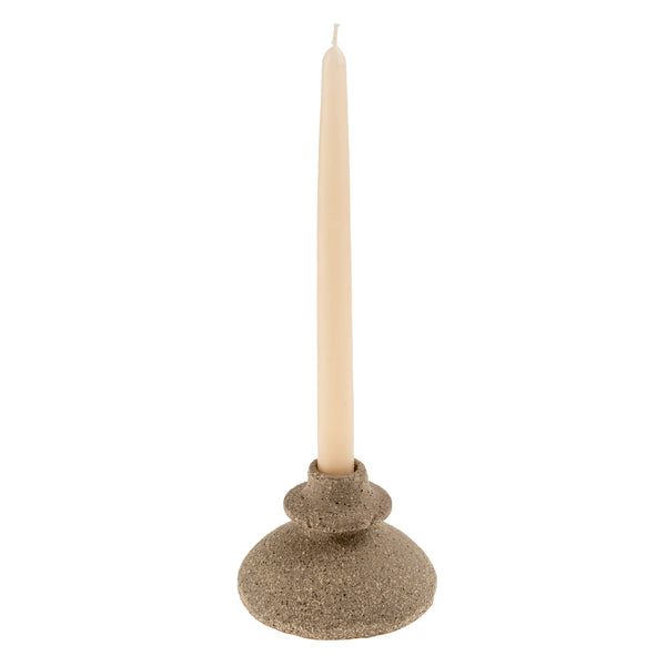 Arta Terracotta Candle Holder, Sand