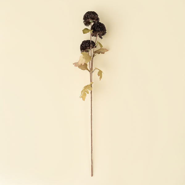 Pom Pom Floral Spray, Midnight