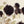 Pom Pom Floral Spray, Midnight
