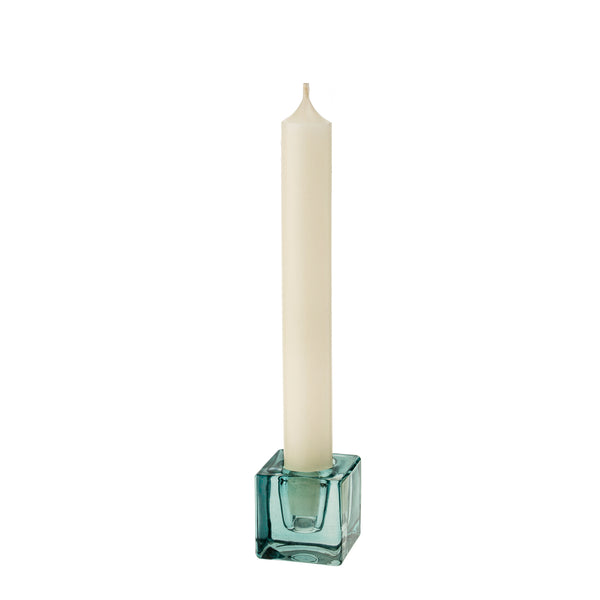 Luca Glass Candle Holder S, Blue