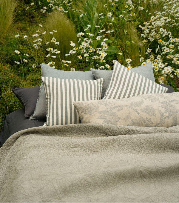 Palladio Quilted Bed Blanket, Stone