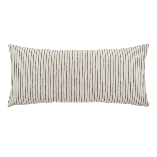 14x31 Ticking Stripe Linen Pillow