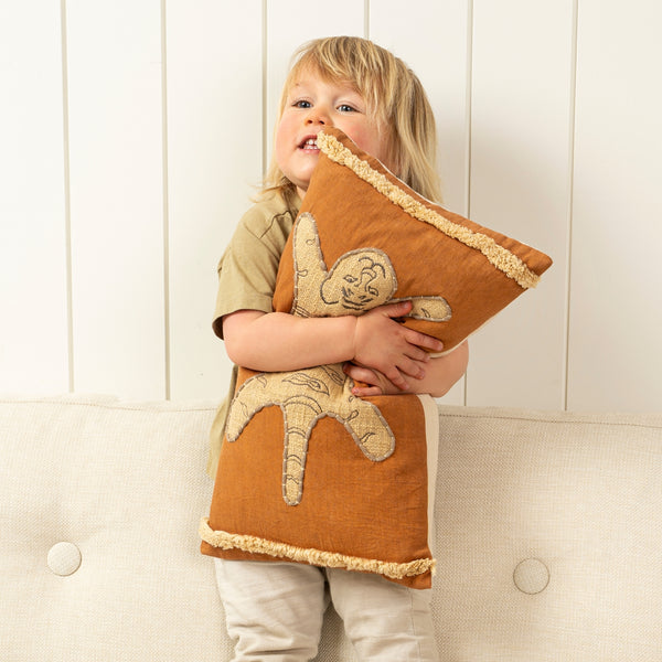 21x12 Tiger Tuft Pillow