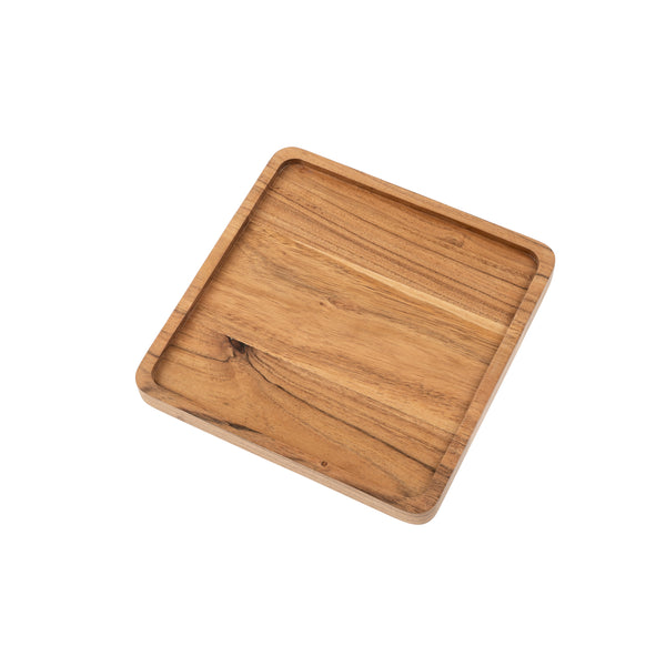 Heritage Square Tray S, Acacia