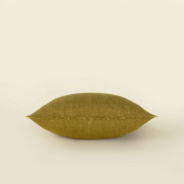 20x20 Lina Linen Pillow, Cumin
