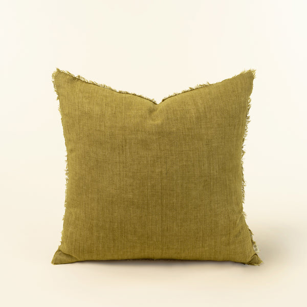 20x20 Lina Linen Pillow, Cumin