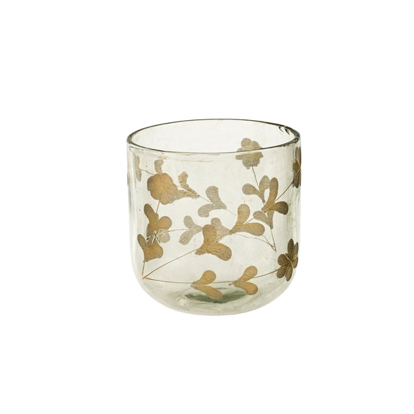 Rosalie Etched Vase L, Gold