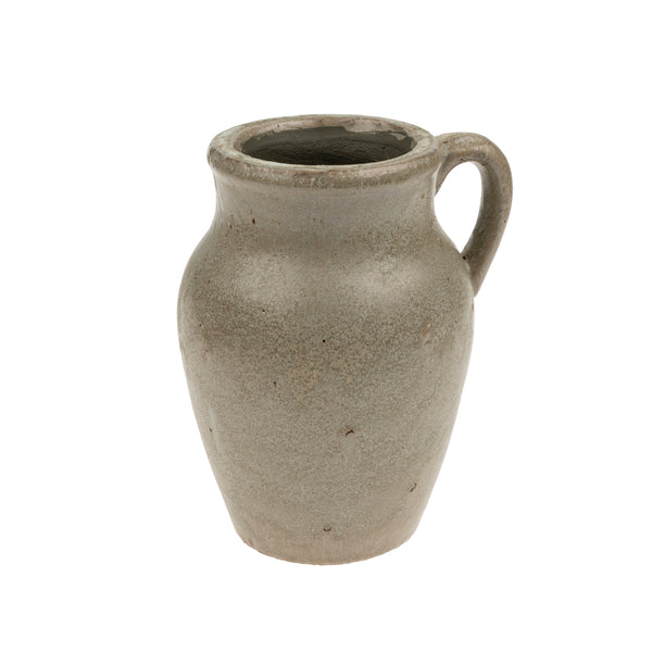 Rhodes Pitcher Vase S, Reactive Brown