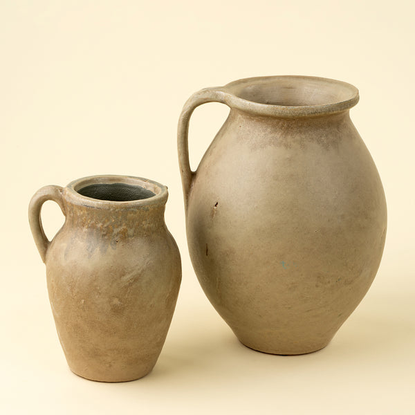 Rhodes Pitcher Vase S, Reactive Brown