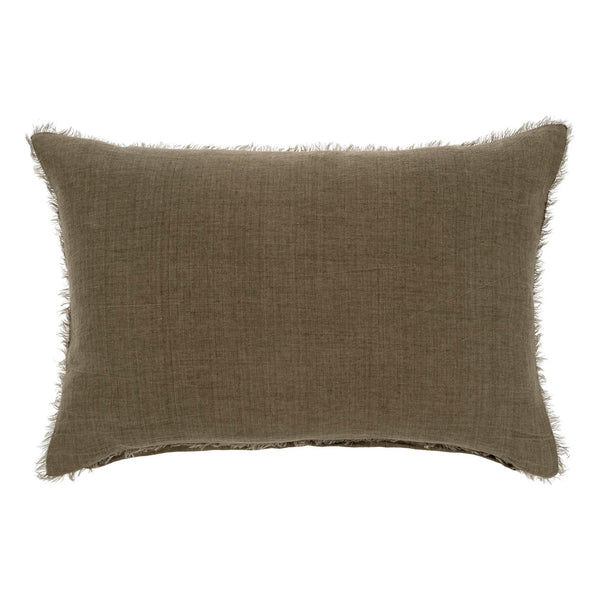 16x24 Lina Linen Pillow Mink