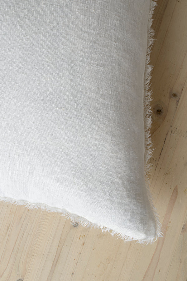 16x24 Lina Linen Pillow Ivory