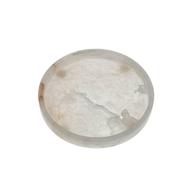 Round Alabaster Tray S