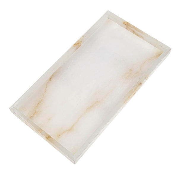 Rectangular Alabaster Tray L