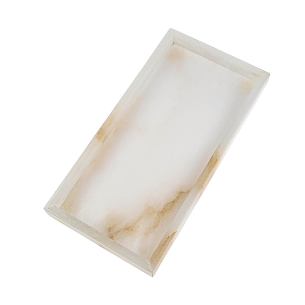 Rectangular Alabaster Tray S