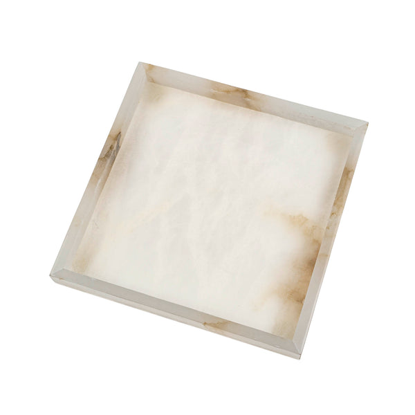 Square Alabaster Tray S