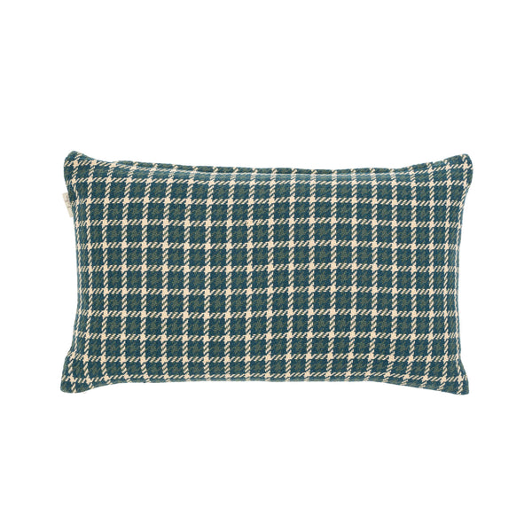 21x12 Houndstooth Pillow Teal