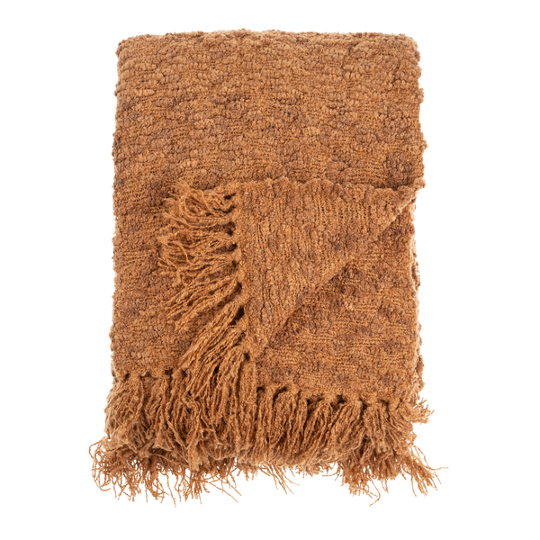 Snowdrift Throw, Terracotta