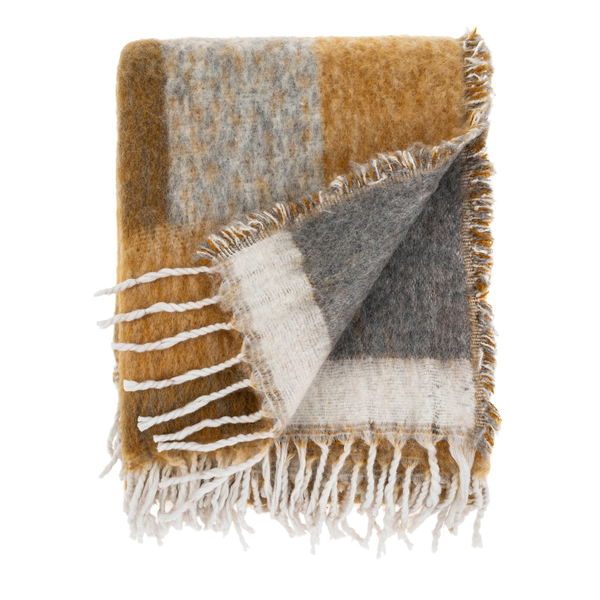 Geo Jacquard Throw, Amber