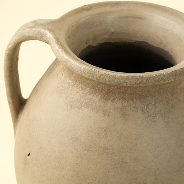 Rhodes Pitcher Vase L, Reactive Brown