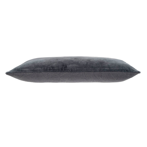 14x31 Vera Velvet Pillow Charcoal