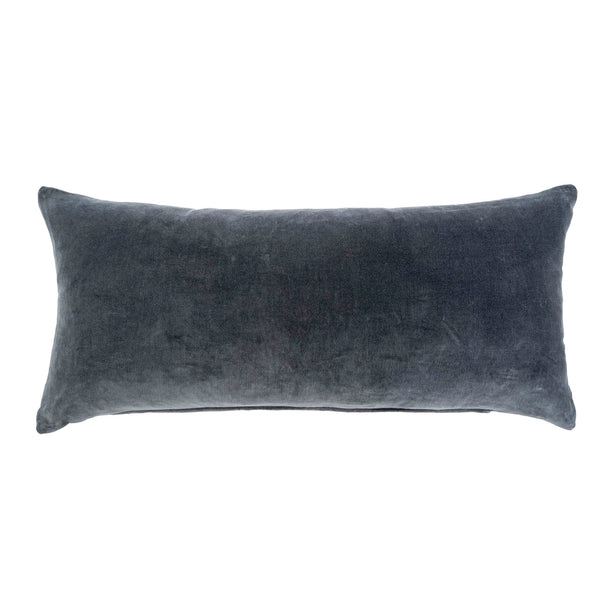 14x31 Vera Velvet Pillow Charcoal