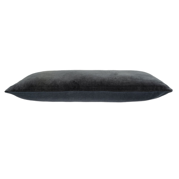 14x31 Vera Velvet Pillow Charcoal