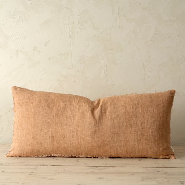 14x31 Lina Linen Pillow Terracotta