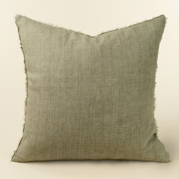 24x24 Lina Linen Pillow Driftwood