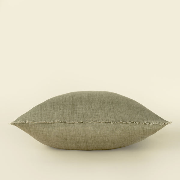 24x24 Lina Linen Pillow Driftwood