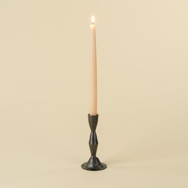 Zora Forged Candlestick L, Gunmetal