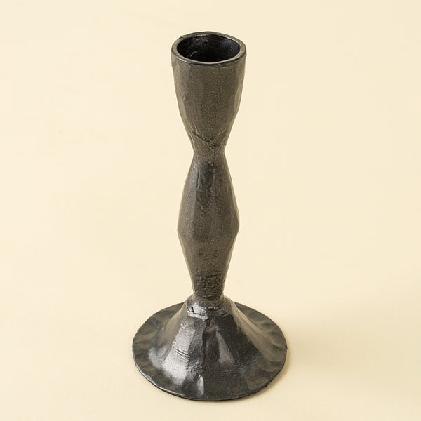 Zora Forged Candlestick L, Gunmetal