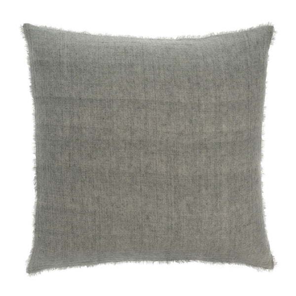 24x24 Lina Linen Pillow Grey