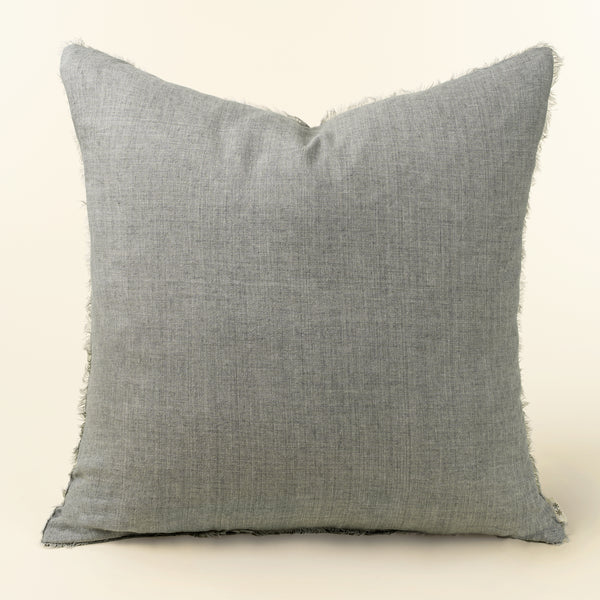 24x24 Lina Linen Pillow Grey