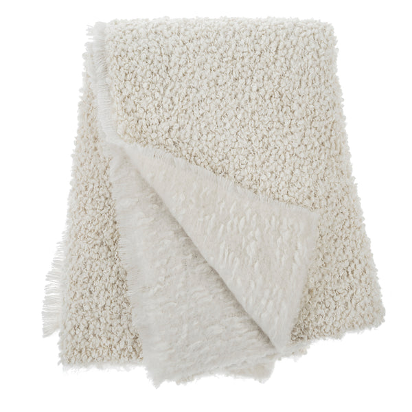 Vallnord Boucle Throw White