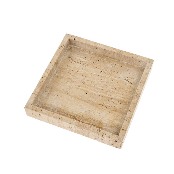 Square Travertine Tray