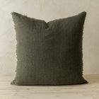 24x24 Lina Linen Pillow Avocado