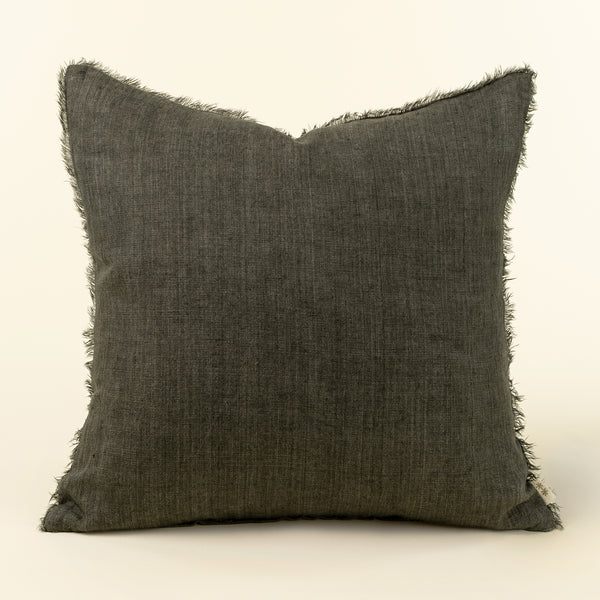 24x24 Lina Linen Pillow Avocado