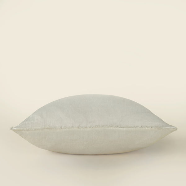 24x24 Lina Linen Pillow Ivory