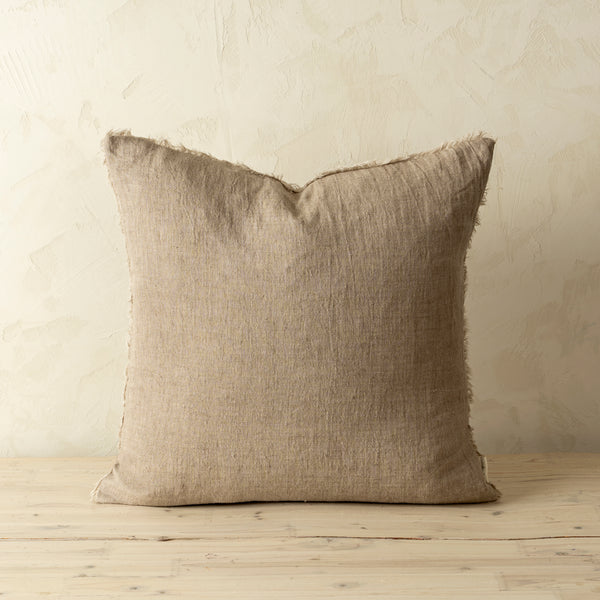 20x20 Lina Linen Pillow Almond