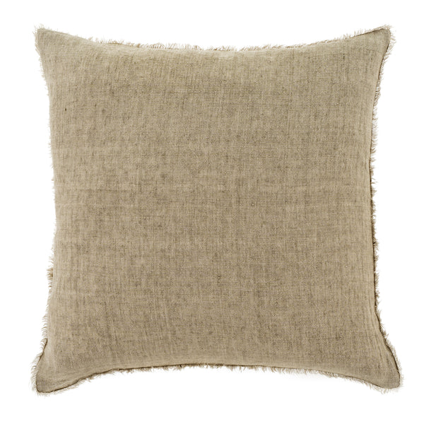 24x24 Lina Linen Pillow Almond