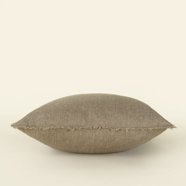 24x24 Lina Linen Pillow Almond