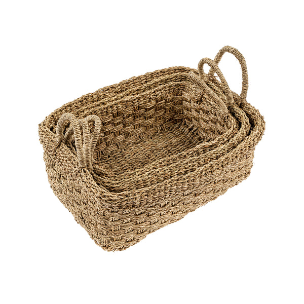 Bimini Baskets S/3, Rectangle