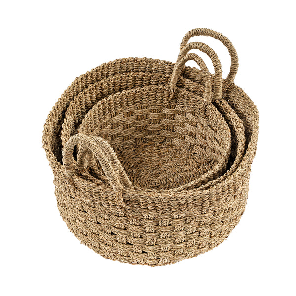 Bimini Baskets S/3, Round