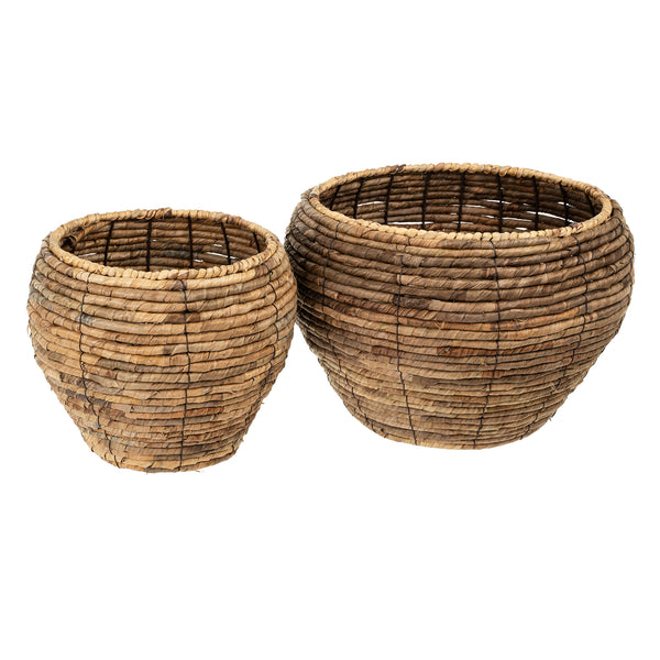 Banana Rope Baskets S/2